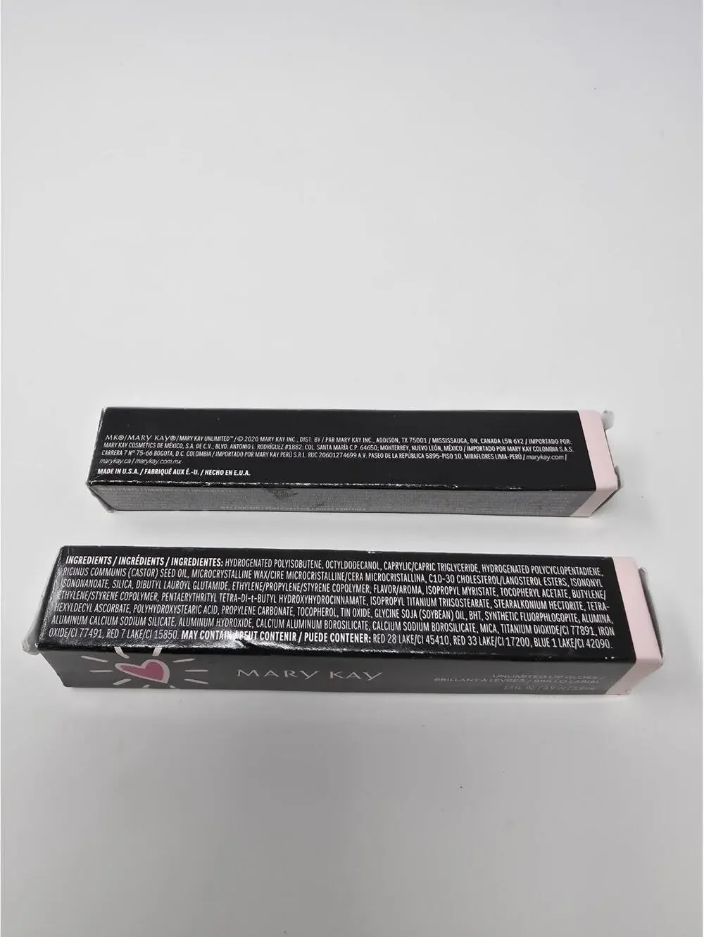 Lot Of 2 New Mary Kay Unlimited Lip Gloss Hopeful Lilac 169301 LIMITED EDITION
